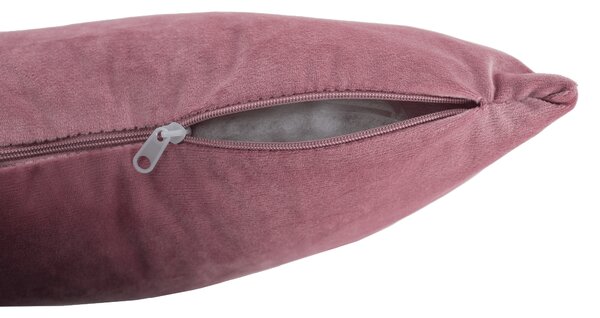 KONDELA Kancelárske kreslo, ružová Velvet látka/chróm, KLIAN