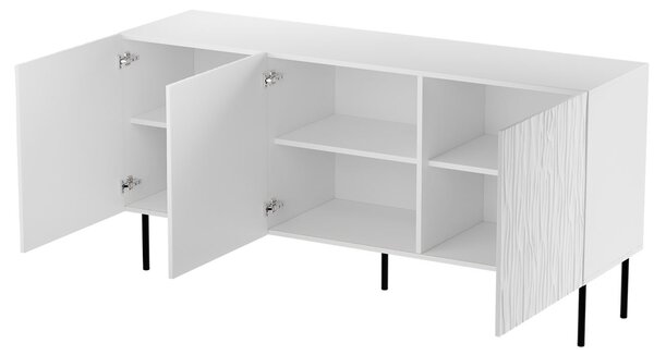 MEBLINE Komoda GLEN 152 biela