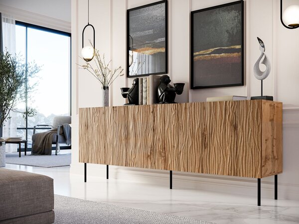 MEBLINE Komoda GLEN 190 dub wotan