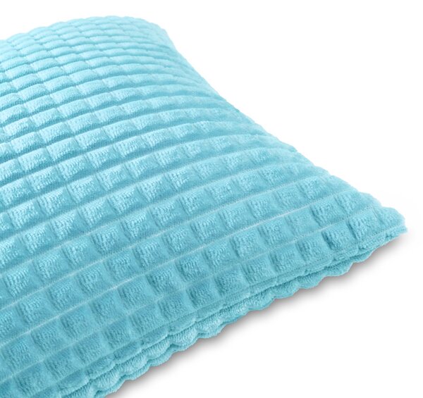 Biante Dekoračná obliečka na vankúš Minky kocky MKK-006 Svetlo modrá 30 x 50 cm