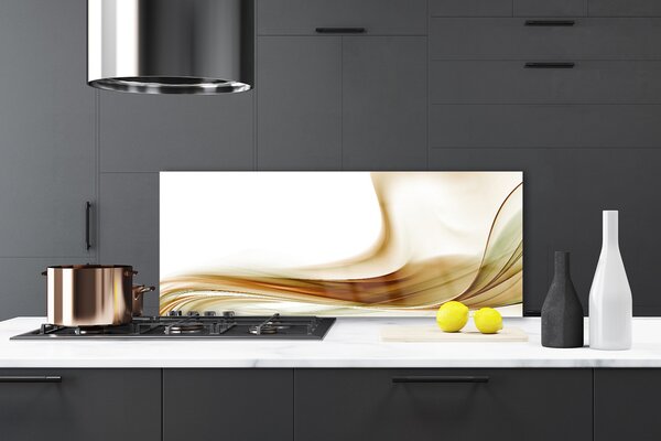 Sklenený obklad Do kuchyne Abstrakcia umenie 125x50 cm