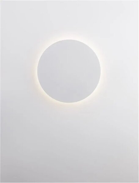 LED nástenné svietidlo Cyrcle 30 biele – Biela
