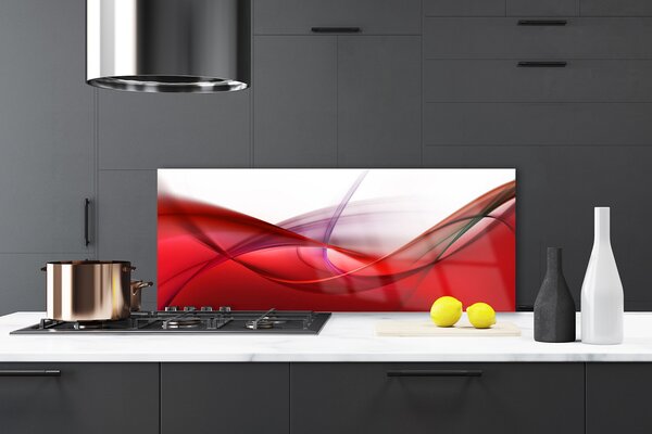 Sklenený obklad Do kuchyne Abstrakcia umenie 125x50 cm