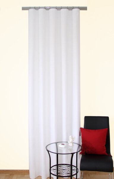 Dekorstudio Jednofarebný záves biely ZMA2 Dĺžka závesu: 250cm