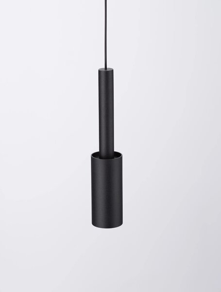 Luster na lanku Joy čierne – LED