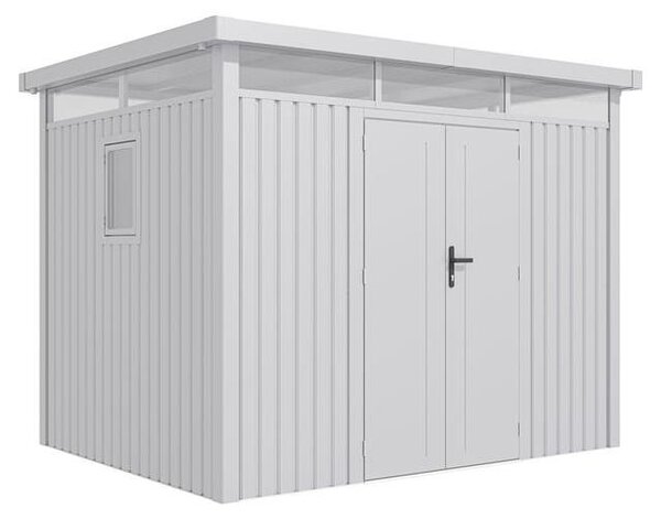 Záhradný domček G21 Atlanta 676 – 294 x 230 cm, strieborná farba