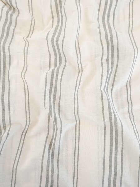 Bavlnená obliečka na vankúš Natural 50 × 70 cm - Prúžky zelené