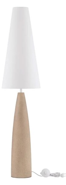 Moderná stojaca lampa Mizu biela