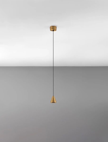 Moderný LED luster Irmos zlatá