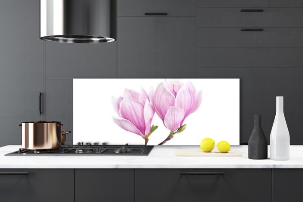 Sklenený obklad Do kuchyne Kvet rastlina príroda 125x50 cm