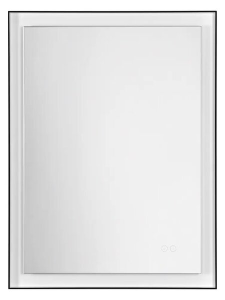 Minimalistické zrkadlo svietidlo Ural 29W – Čierno-biela