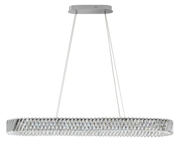 Dizajnový LED luster Arietta nikel 82W