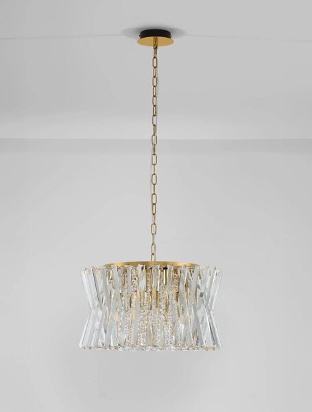 Moderný luster Estrella mosadz (9180894)