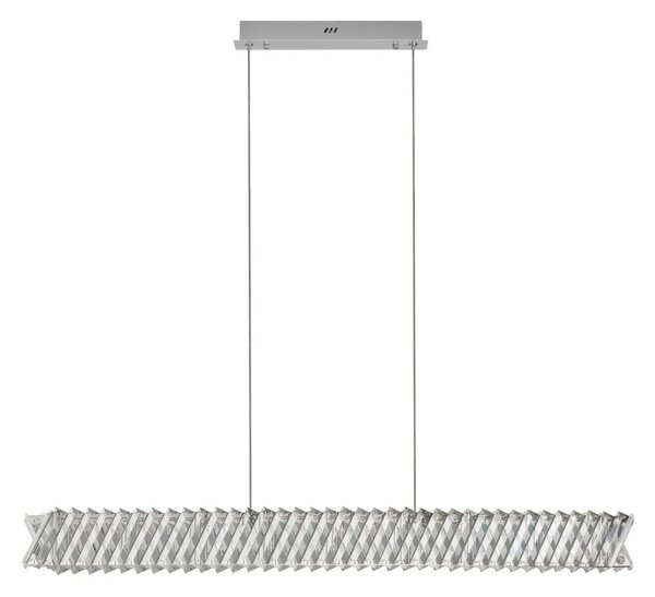 Dizajnový LED luster Arietta nikel 28W