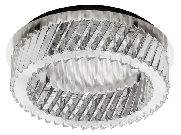 Moderné LED stropné svietidlo Arietta nikel 34W