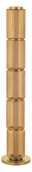 Moderná LED stojaca lampa Vesper oranžová