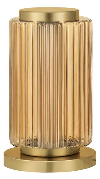 Moderná LED stolová lampa Vesper oranžová
