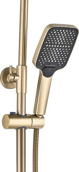Sprchový set PREMIUM REA JOE Brush Gold