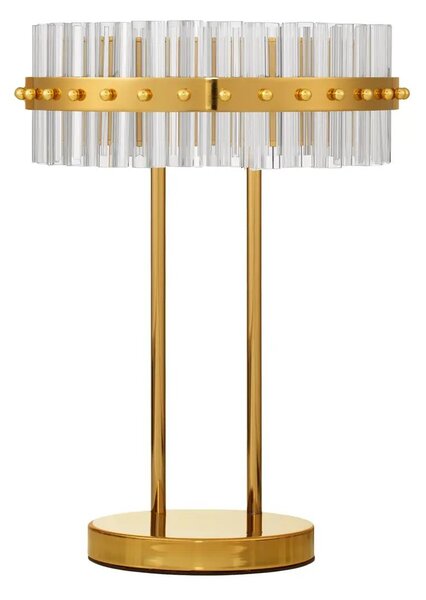 Moderná LED stolová lampa Kezo zlatá