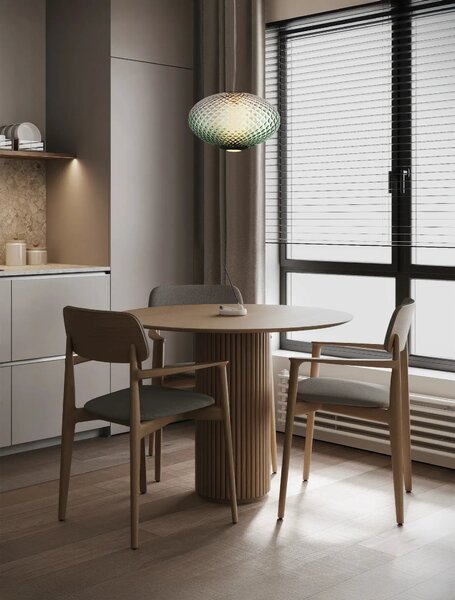 Moderný LED luster Aora sivá C
