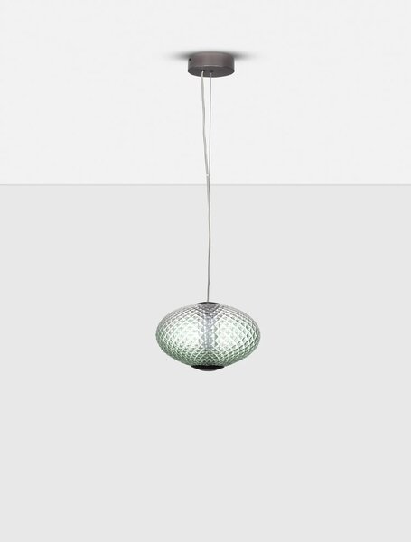 Moderný LED luster Aora sivá C