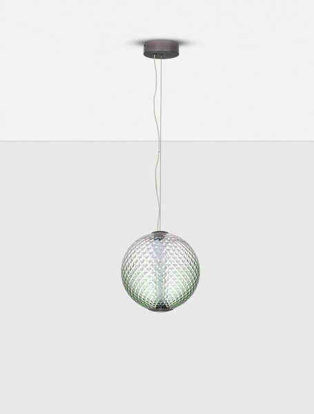 Moderný LED luster Aora sivá C (9191246)