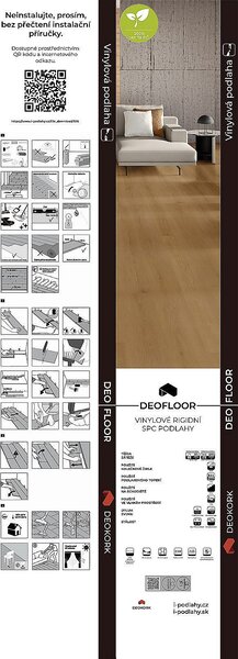DEOFLOOR SPC CLICK RIGID Dub prírodný 8661 - 2.13 m2