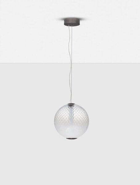 Moderný LED luster Aora sivá A (9191244)
