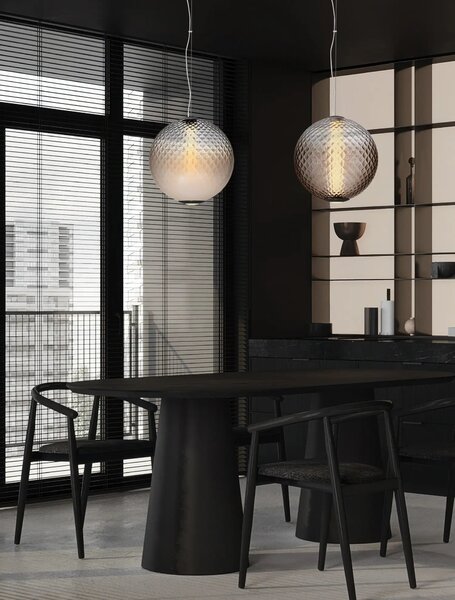 Moderný LED luster Aora sivá B (9191245)