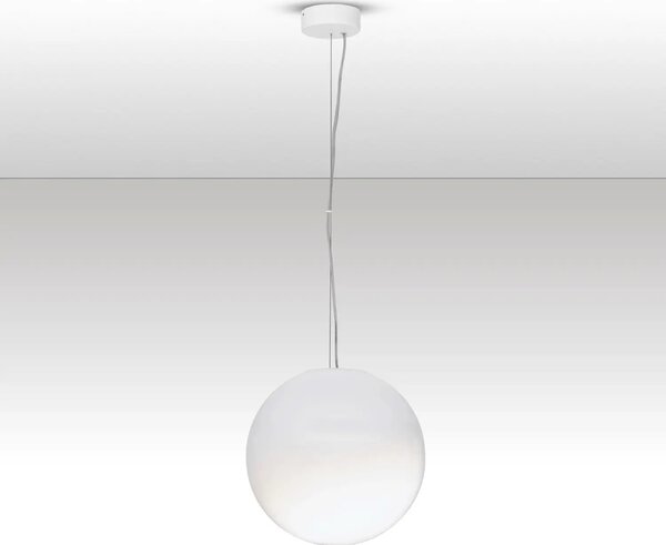 Dizajnový LED luster Bolita biela 9W