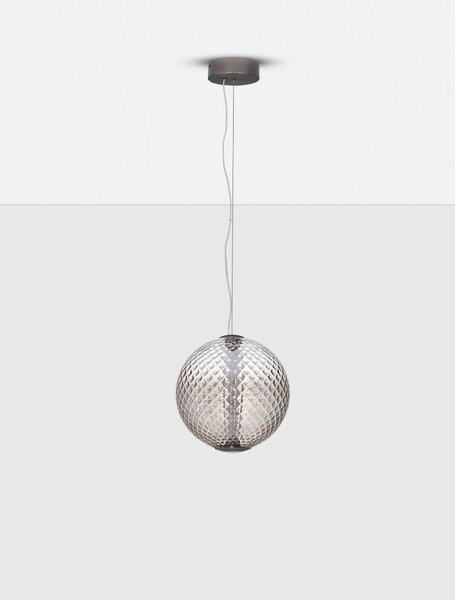 Moderný LED luster Aora sivá B (9191245)