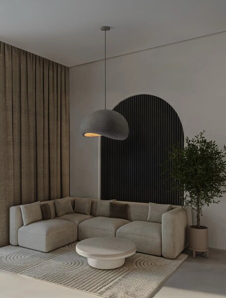 Minimalisticky luster Aere sivá 60