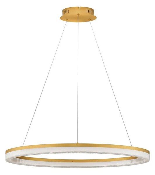 Moderný LED luster Luana zlatá 1