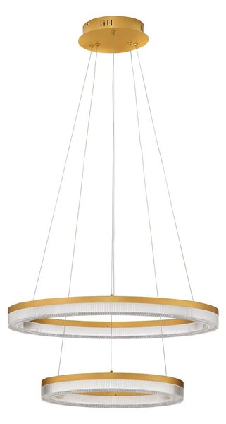 Moderný LED luster Luana zlatá 2