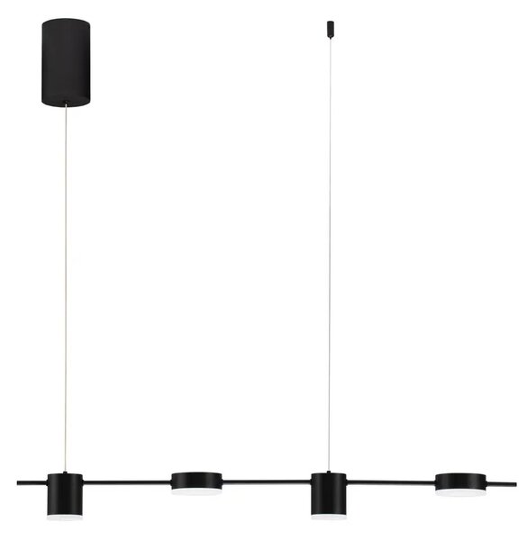 Minimalistcký LED luster Riaz čierna 20W