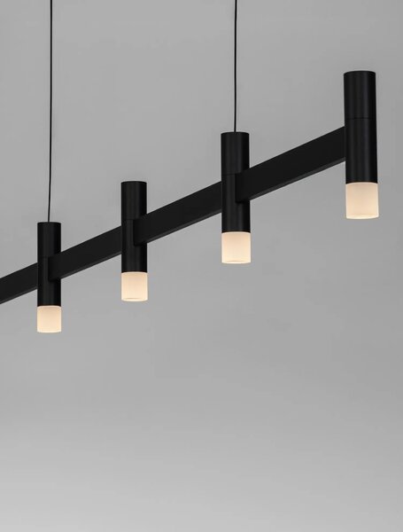 Moderný LED luster Poetic 3000 K čierna 147