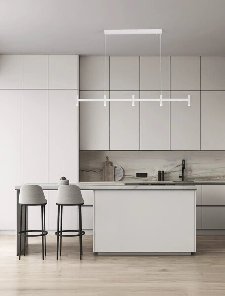 Moderný LED luster Poetic 3000 K biela 147