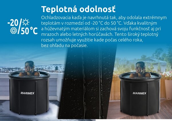 Marimex | Ochladzovacia kaďa 90x80 cm s kartušovou filtráciou | 11650059