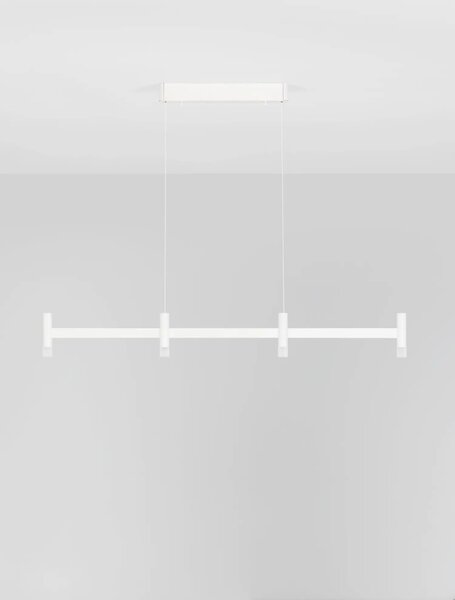 Moderný LED luster Poetic 3000 K biela 111