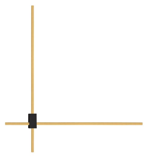 Minimalistcký LED nástenné svietidlo Peak zlatá