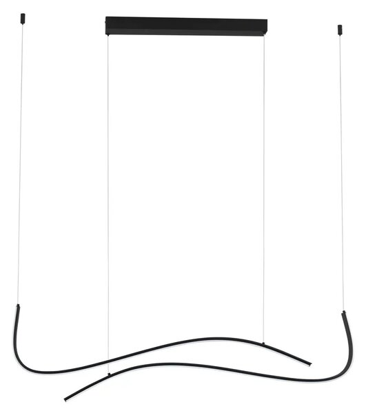 Minimalistcký LED luster Brio čierna 104