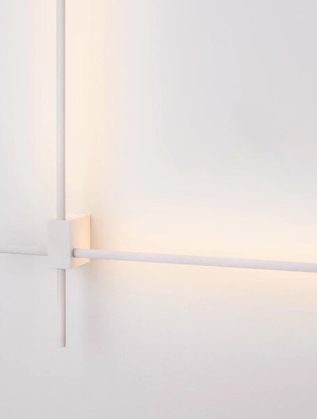 Minimalistcký LED nástenné svietidlo Peak biela