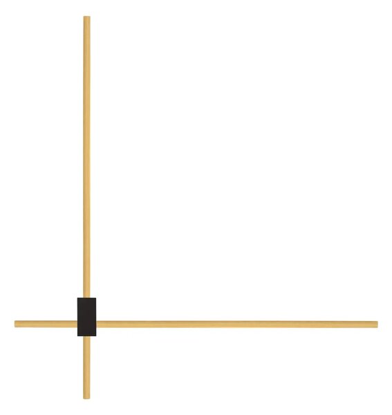 Minimalistcký LED nástenné svietidlo Peak zlatá