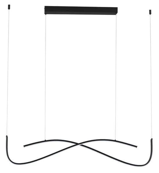 Minimalistcký LED luster Brio čierna 104