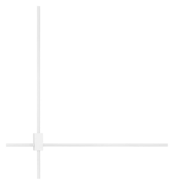 Minimalistcký LED nástenné svietidlo Peak biela