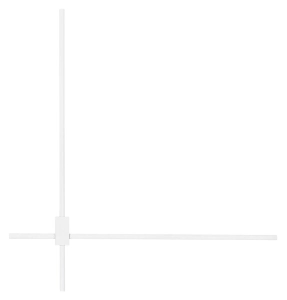 Minimalistcký LED nástenné svietidlo Peak biela