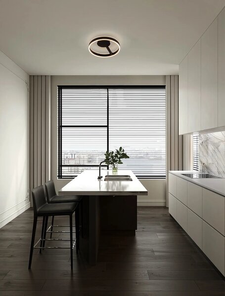 Moderné LED stropné svietidlo Bianco čierna 40
