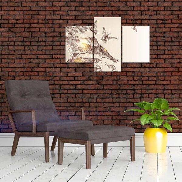 Obraz - Kolibríky (90x60 cm)