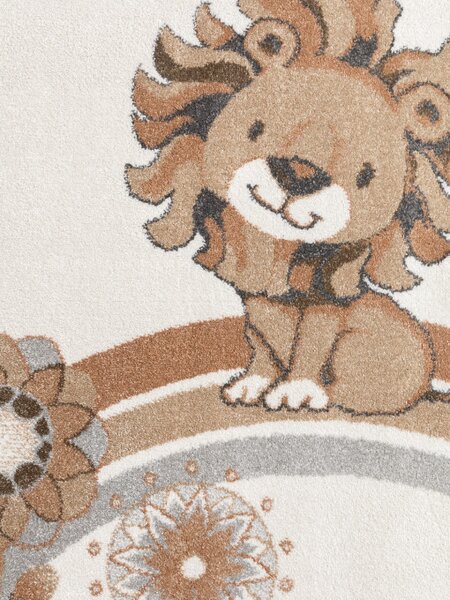 Koberec Villeroy & Boch BOHO KIDS Roar like a Lion Summer Party krémový