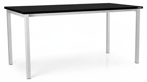 Univerzálny stôl s kovovou podnožou 160 x 80 cm, čierna
